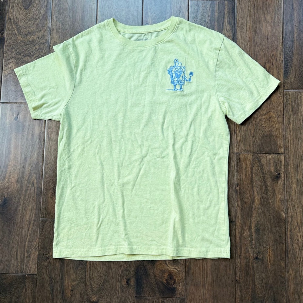 Hybrid SpongeBob SquarePants T-Shirt Kids XL Embroidered EUC Krusty Krab Tee